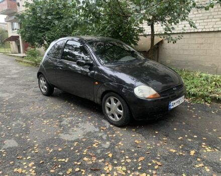 Черный Форд КА, объемом двигателя 1.3 л и пробегом 41 тыс. км за 2000 $, фото 1 на Automoto.ua