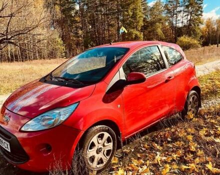Красный Форд КА, объемом двигателя 1.3 л и пробегом 103 тыс. км за 4800 $, фото 1 на Automoto.ua
