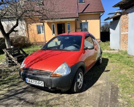 Красный Форд КА, объемом двигателя 1.3 л и пробегом 213 тыс. км за 1300 $, фото 1 на Automoto.ua