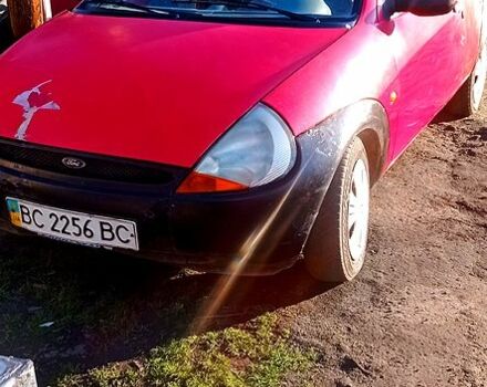 Красный Форд КА, объемом двигателя 1.3 л и пробегом 50 тыс. км за 800 $, фото 1 на Automoto.ua