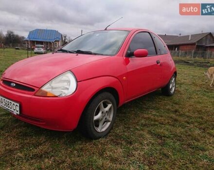 Красный Форд КА, объемом двигателя 1.3 л и пробегом 235 тыс. км за 2200 $, фото 1 на Automoto.ua