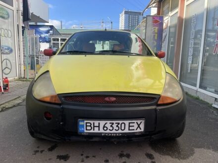 Желтый Форд КА, объемом двигателя 1.3 л и пробегом 180 тыс. км за 1100 $, фото 1 на Automoto.ua