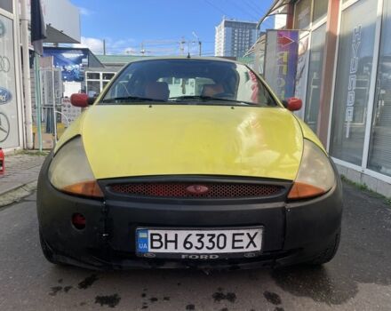 Желтый Форд КА, объемом двигателя 1.3 л и пробегом 180 тыс. км за 1100 $, фото 1 на Automoto.ua