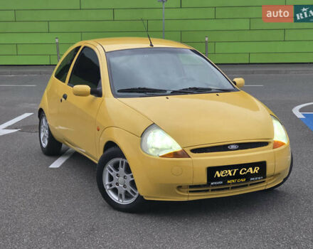 Желтый Форд КА, объемом двигателя 1.3 л и пробегом 137 тыс. км за 2650 $, фото 1 на Automoto.ua