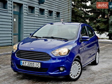 Синий Форд КА, объемом двигателя 1.2 л и пробегом 185 тыс. км за 7200 $, фото 1 на Automoto.ua