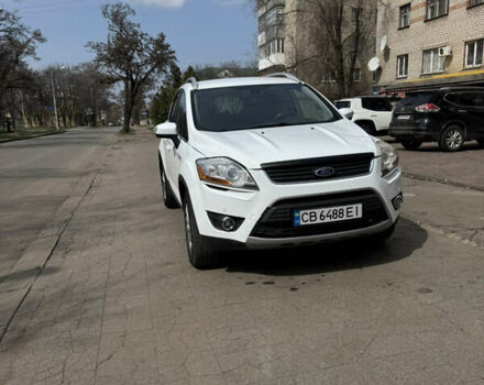 Белый Форд Куга, объемом двигателя 2 л и пробегом 216 тыс. км за 11500 $, фото 1 на Automoto.ua