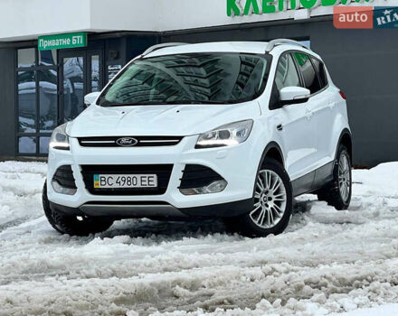 Белый Форд Куга, объемом двигателя 2 л и пробегом 205 тыс. км за 12700 $, фото 1 на Automoto.ua