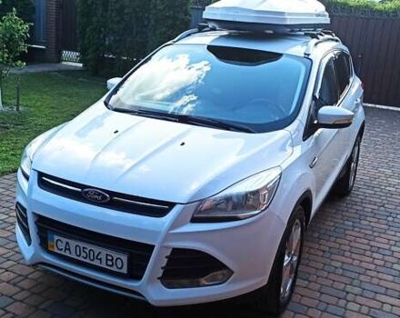 Форд Куга 2013 в Буче на Automoto.ua Белый Форд Куга, объемом двигателя 2 л и пробегом 234 тыс. км за 12000 $, фото 3 на Automoto.ua