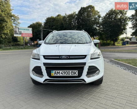 Белый Форд Куга, объемом двигателя 2 л и пробегом 198 тыс. км за 12499 $, фото 2 на Automoto.ua