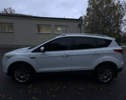 Форд Куга 2013 в Полтаве на Automoto.ua Белый Форд Куга, объемом двигателя 2 л и пробегом 253 тыс. км за 11500 $, фото 9 на Automoto.ua