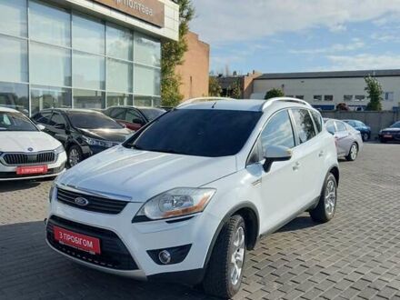 Форд Куга 2009 в Полтаве на Automoto.ua Белый Форд Куга, объемом двигателя 2.52 л и пробегом 225 тыс. км за 10700 $, фото 1 на Automoto.ua