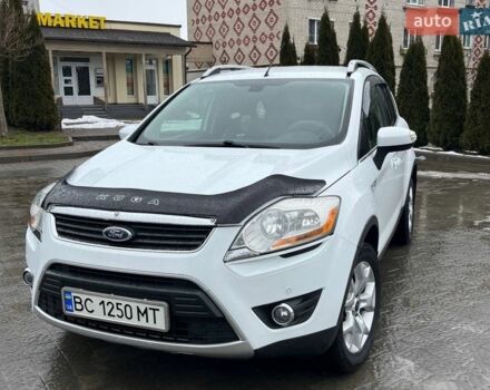 Белый Форд Куга, объемом двигателя 2 л и пробегом 236 тыс. км за 10499 $, фото 1 на Automoto.ua