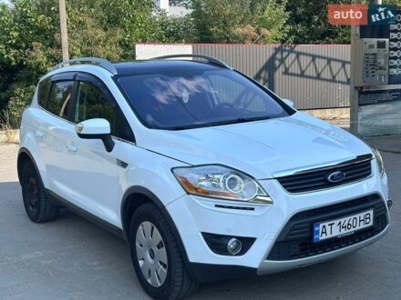 Белый Форд Куга, объемом двигателя 2 л и пробегом 237 тыс. км за 9500 $, фото 1 на Automoto.ua