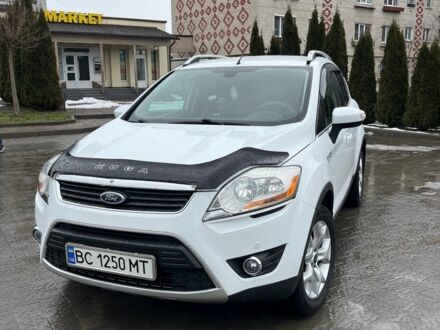 Білий Форд Куга, об'ємом двигуна 2 л та пробігом 236 тис. км за 10499 $, фото 1 на Automoto.ua
