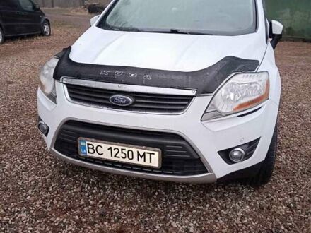 Белый Форд Куга, объемом двигателя 2 л и пробегом 235 тыс. км за 11200 $, фото 1 на Automoto.ua