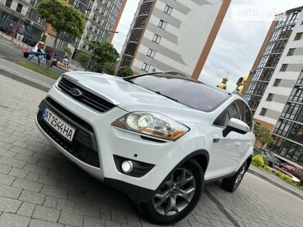 Форд Куга 2010 в Ивано-Франковске на Automoto.ua Белый Форд Куга, объемом двигателя 2 л и пробегом 160 тыс. км за 12888 $, фото 1 на Automoto.ua