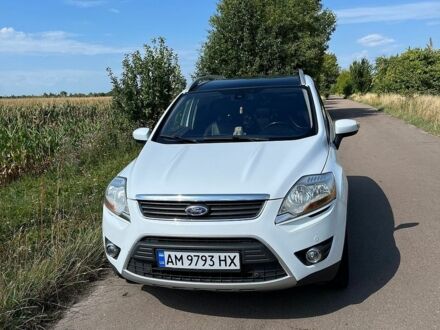 Білий Форд Куга, об'ємом двигуна 2 л та пробігом 256 тис. км за 10700 $, фото 1 на Automoto.ua