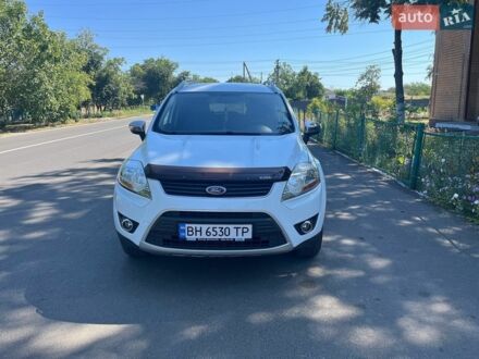 Білий Форд Куга, об'ємом двигуна 2 л та пробігом 188 тис. км за 10000 $, фото 1 на Automoto.ua