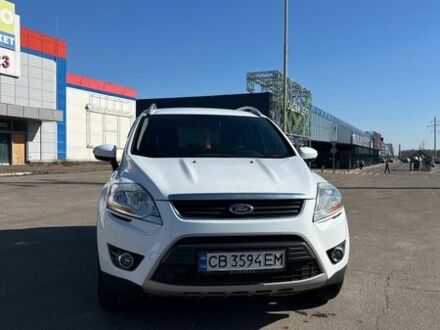 Білий Форд Куга, об'ємом двигуна 2 л та пробігом 257 тис. км за 10000 $, фото 1 на Automoto.ua