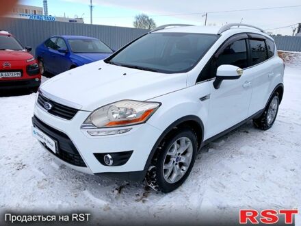 Белый Форд Куга, объемом двигателя 2 л и пробегом 174 тыс. км за 9290 $, фото 1 на Automoto.ua