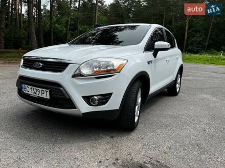 Форд Куга 2011 в Великие Мосты на Automoto.ua Белый Форд Куга, объемом двигателя 2 л и пробегом 194 тыс. км за 10900 $, фото 1 на Automoto.ua