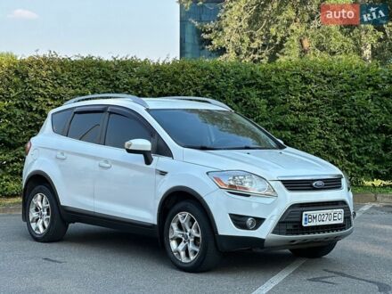 Білий Форд Куга, об'ємом двигуна 2 л та пробігом 190 тис. км за 8700 $, фото 1 на Automoto.ua