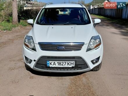 Белый Форд Куга, объемом двигателя 2 л и пробегом 160 тыс. км за 11500 $, фото 1 на Automoto.ua