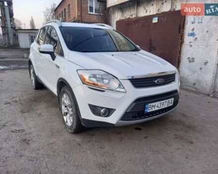 Белый Форд Куга, объемом двигателя 2 л и пробегом 214 тыс. км за 10200 $, фото 1 на Automoto.ua