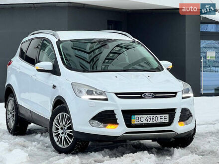 Белый Форд Куга, объемом двигателя 2 л и пробегом 205 тыс. км за 12700 $, фото 1 на Automoto.ua