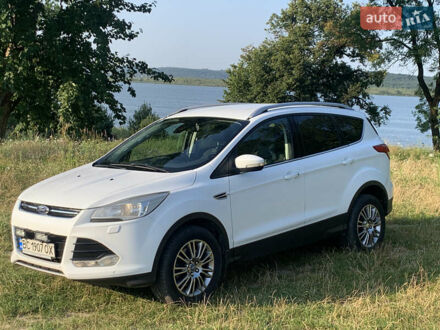Білий Форд Куга, об'ємом двигуна 2 л та пробігом 260 тис. км за 8500 $, фото 1 на Automoto.ua