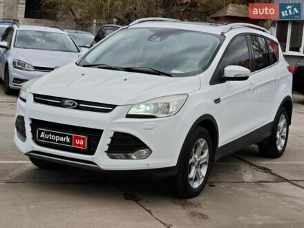 Білий Форд Куга, об'ємом двигуна 2 л та пробігом 321 тис. км за 8540 $, фото 1 на Automoto.ua