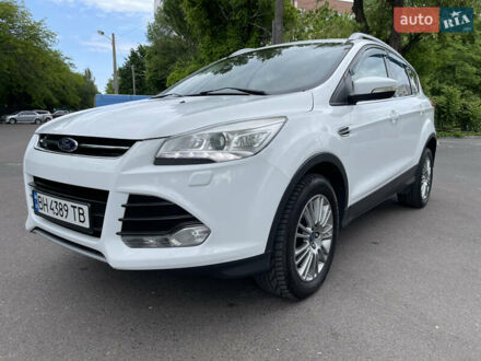Белый Форд Куга, объемом двигателя 2 л и пробегом 119 тыс. км за 13700 $, фото 1 на Automoto.ua