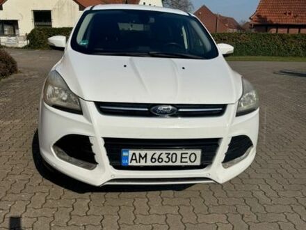 Білий Форд Куга, об'ємом двигуна 2 л та пробігом 252 тис. км за 11500 $, фото 1 на Automoto.ua