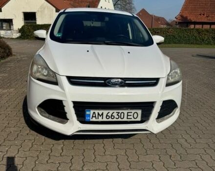 Белый Форд Куга, объемом двигателя 2 л и пробегом 252 тыс. км за 11500 $, фото 1 на Automoto.ua