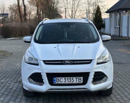 Белый Форд Куга, объемом двигателя 2 л и пробегом 203 тыс. км за 12600 $, фото 1 на Automoto.ua