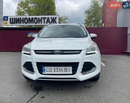 Белый Форд Куга, объемом двигателя 2 л и пробегом 250 тыс. км за 11000 $, фото 1 на Automoto.ua