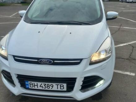 Белый Форд Куга, объемом двигателя 2 л и пробегом 123 тыс. км за 13200 $, фото 1 на Automoto.ua