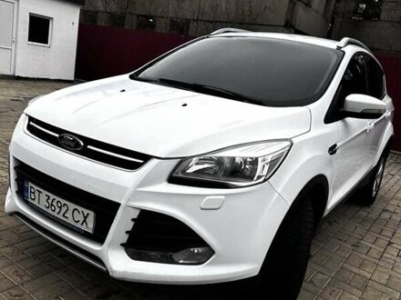 Белый Форд Куга, объемом двигателя 2 л и пробегом 135 тыс. км за 13000 $, фото 1 на Automoto.ua