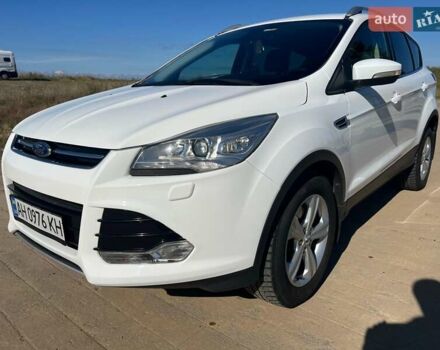 Белый Форд Куга, объемом двигателя 2 л и пробегом 117 тыс. км за 13000 $, фото 1 на Automoto.ua