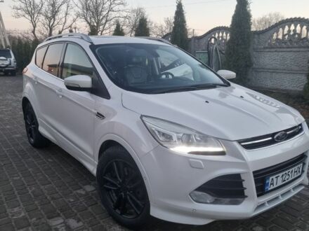 Білий Форд Куга, об'ємом двигуна 2 л та пробігом 220 тис. км за 14600 $, фото 1 на Automoto.ua