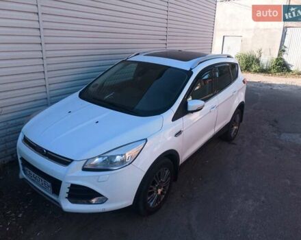 Белый Форд Куга, объемом двигателя 2 л и пробегом 237 тыс. км за 15200 $, фото 1 на Automoto.ua