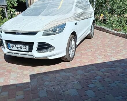 Білий Форд Куга, об'ємом двигуна 2 л та пробігом 218 тис. км за 13000 $, фото 1 на Automoto.ua