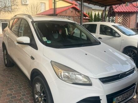 Белый Форд Куга, объемом двигателя 2 л и пробегом 236 тыс. км за 12500 $, фото 1 на Automoto.ua