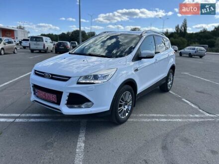 Форд Куга 2014 в Сумах на Automoto.ua Белый Форд Куга, объемом двигателя 1.99 л и пробегом 188 тыс. км за 14000 $, фото 1 на Automoto.ua