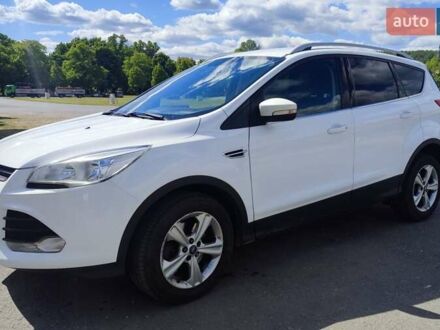 Форд Куга 2014 в Рокитное на Automoto.ua Белый Форд Куга, объемом двигателя 2 л и пробегом 214 тыс. км за 12801 $, фото 1 на Automoto.ua