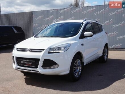 Білий Форд Куга, об'ємом двигуна 2 л та пробігом 112 тис. км за 12500 $, фото 1 на Automoto.ua