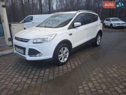 Белый Форд Куга, объемом двигателя 2 л и пробегом 235 тыс. км за 11000 $, фото 1 на Automoto.ua