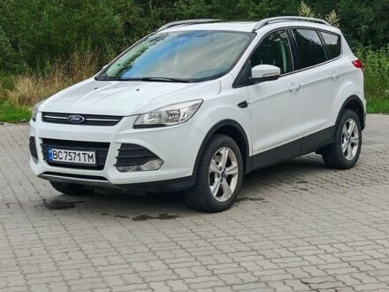 Білий Форд Куга, об'ємом двигуна 2 л та пробігом 176 тис. км за 10900 $, фото 1 на Automoto.ua