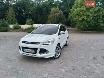 Белый Форд Куга, объемом двигателя 2 л и пробегом 163 тыс. км за 14500 $, фото 1 на Automoto.ua