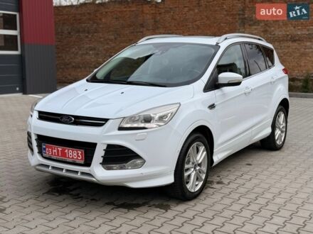 Белый Форд Куга, объемом двигателя 2 л и пробегом 208 тыс. км за 15999 $, фото 1 на Automoto.ua
